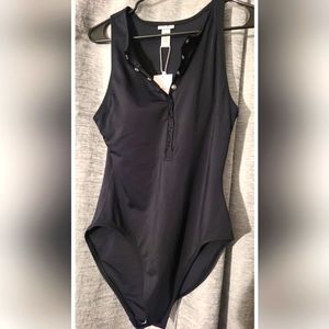 Andie Swim The Malibu One Piece Swimsuit Size L *Made In Sri Lanka*